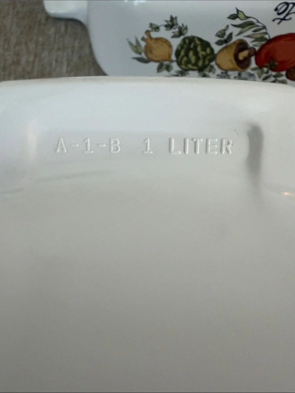Set of 2 Corningware Spice of Life Ceramic Baking Dishes, 1 liter